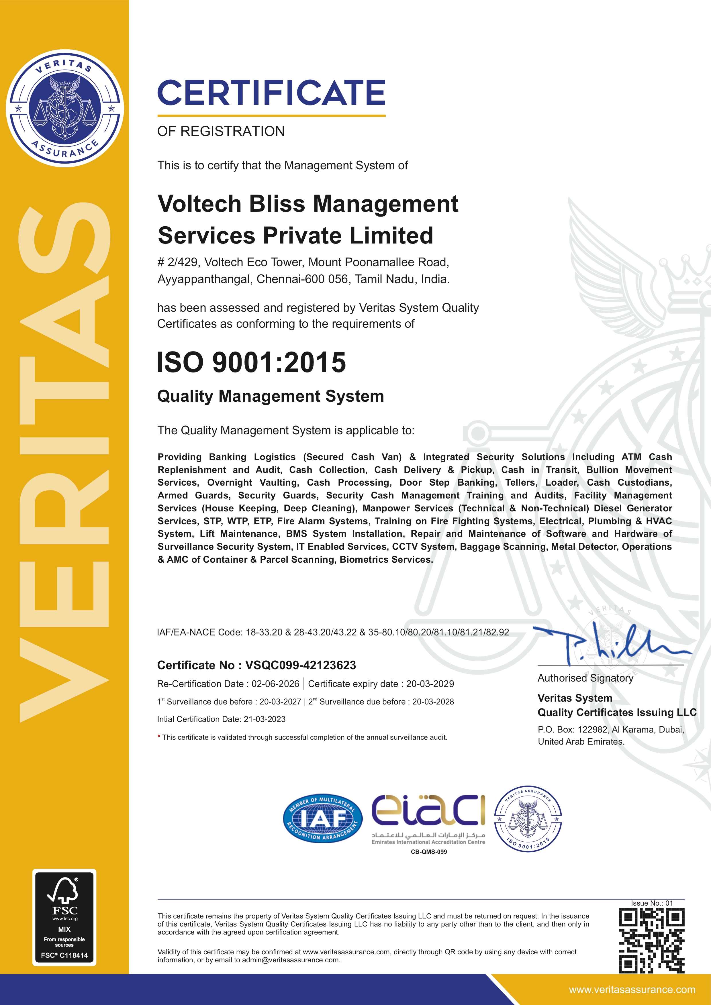 ISO 9001 Certification